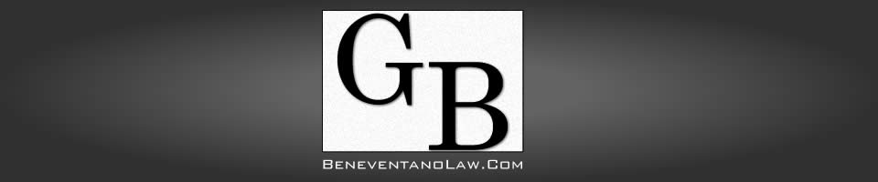 Guy Beneventano Law Home Page banner